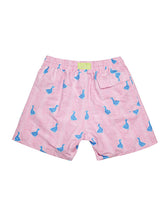 Load image into Gallery viewer, Pink Watercolor Blue Duck