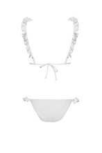 Load image into Gallery viewer, White Ruffles Bikini
