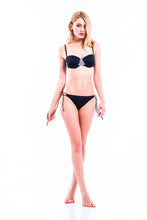 Load image into Gallery viewer, Sporty Bandeau - Blue Black
