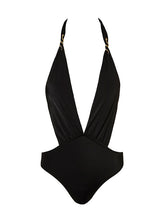 Load image into Gallery viewer, Monokini with snake - Black
