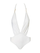 Load image into Gallery viewer, Monokini with snake - White
