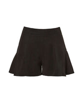 Load image into Gallery viewer, Ruffles Black Shorts
