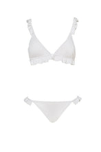 Load image into Gallery viewer, White Ruffles Bikini

