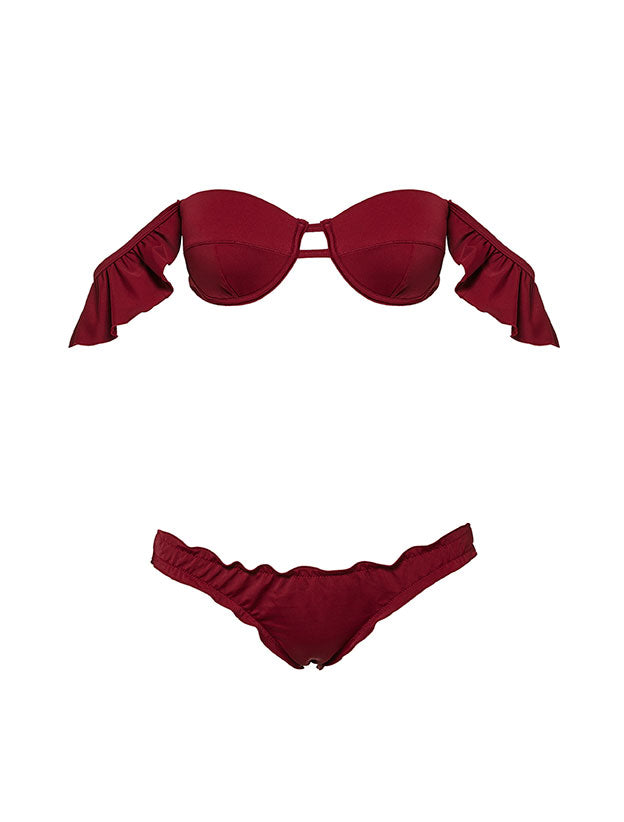 Girly Bandeau - Cherry
