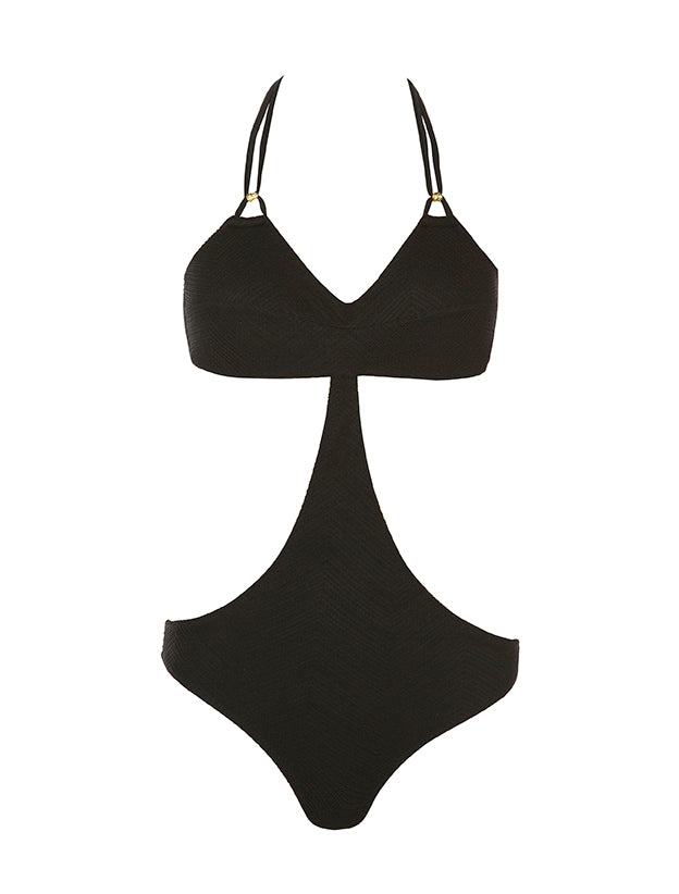 Lace Monokini - Black