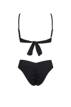 Load image into Gallery viewer, Black Rip Bandeau - Bikini
