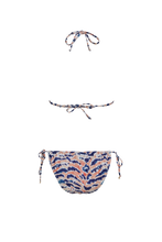 Load image into Gallery viewer, Zebra Lines Triangle Bikini
