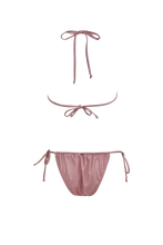Load image into Gallery viewer, Pink Lurex Triangle Bikini
