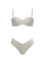 Load image into Gallery viewer, Ivory Bandeau - Bikini
