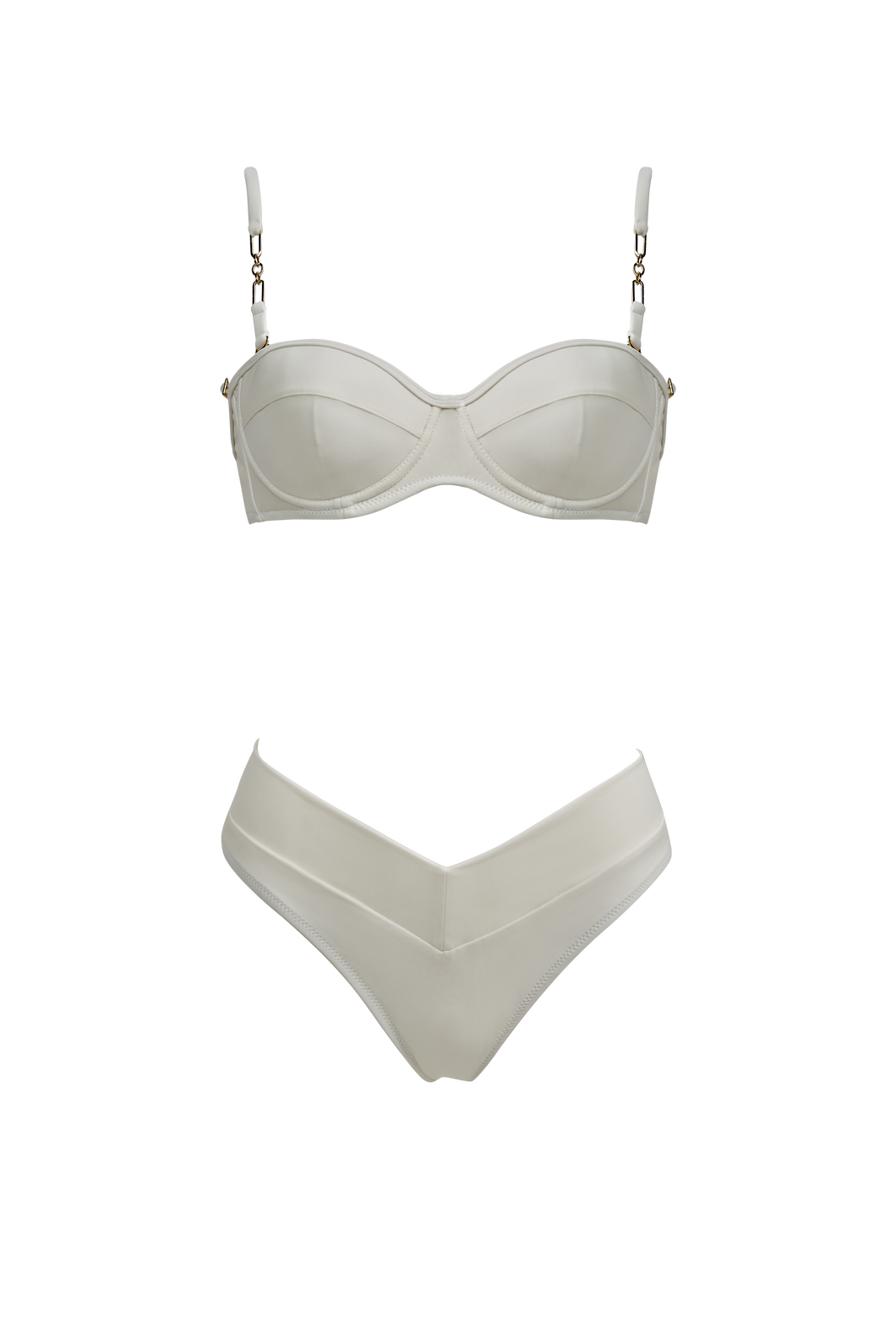 Ivory Bandeau - Bikini