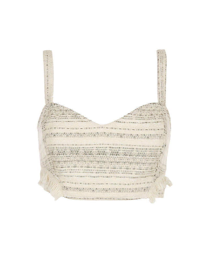 Tweed Crop Top