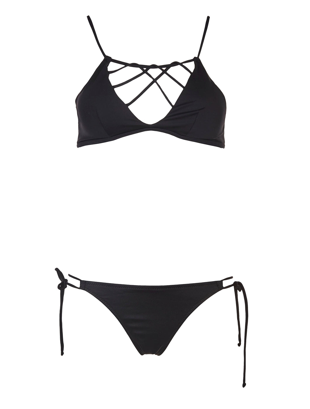 Neck Bikini - Black